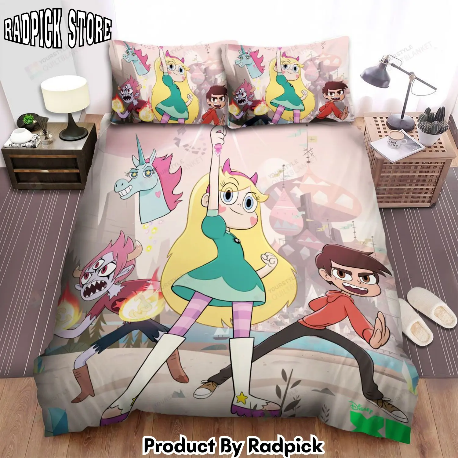 Radpick star vs the forces of evil the poster bed sheets spread duvet cover bedding sets rp3272013
